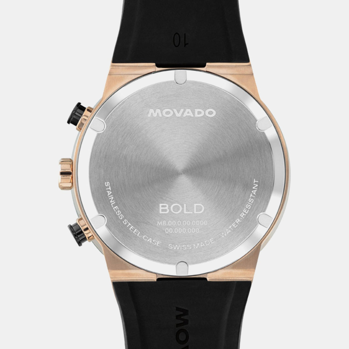 Movado Bold Fusion Men Quartz Burgundy Dial Chronograph Ceramic Watch 3601332