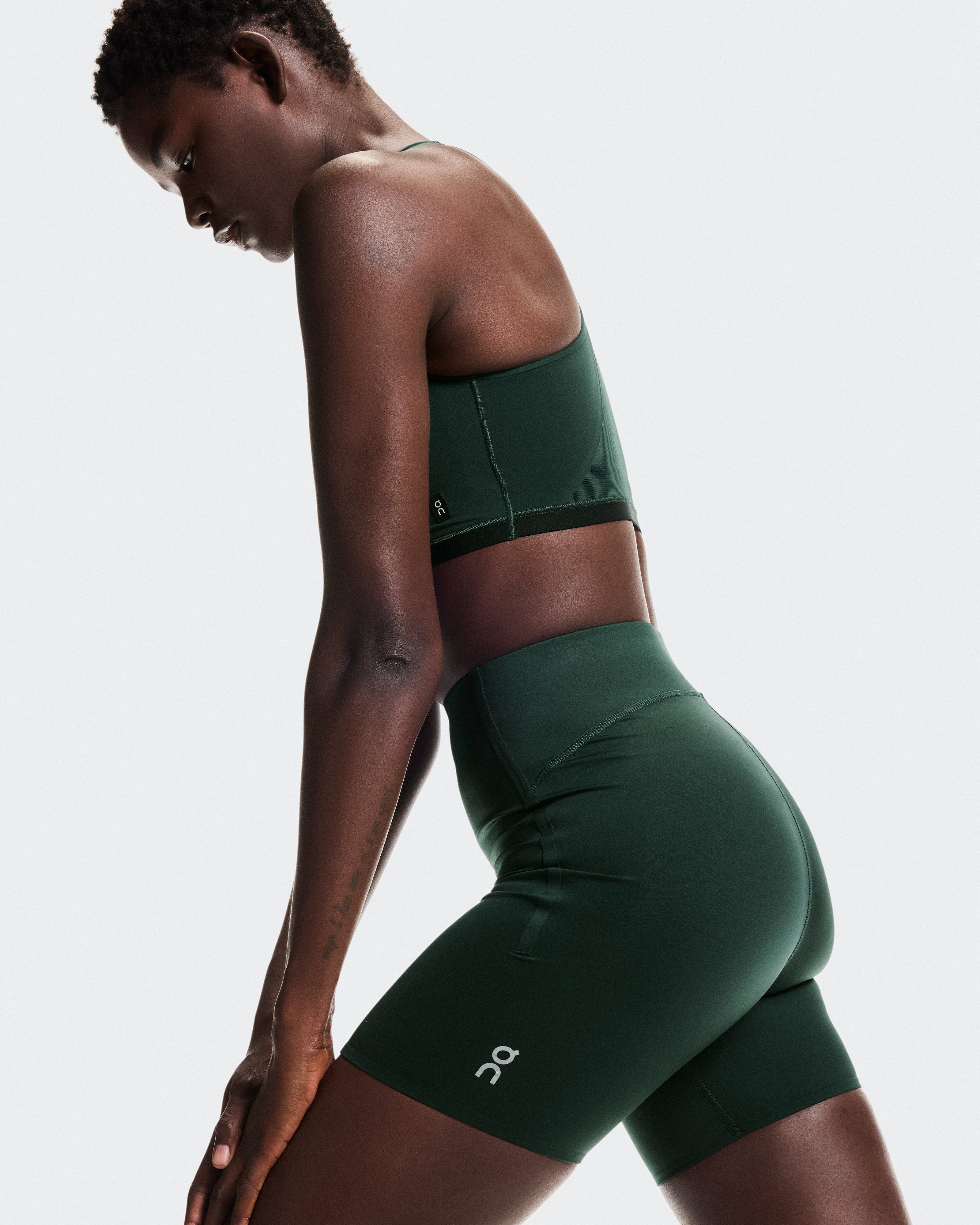 On Train Tights Short Obsidian (Women'S)