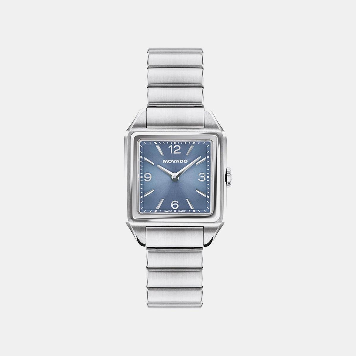 Movado Heritage 1917 Women Quartz Blue Dial Analog Stainless Steel Watch 3650248