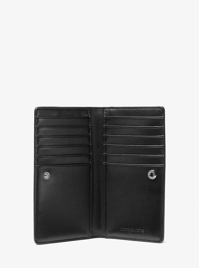 Cooper Large Logo Bi-Fold Card Case Black Black