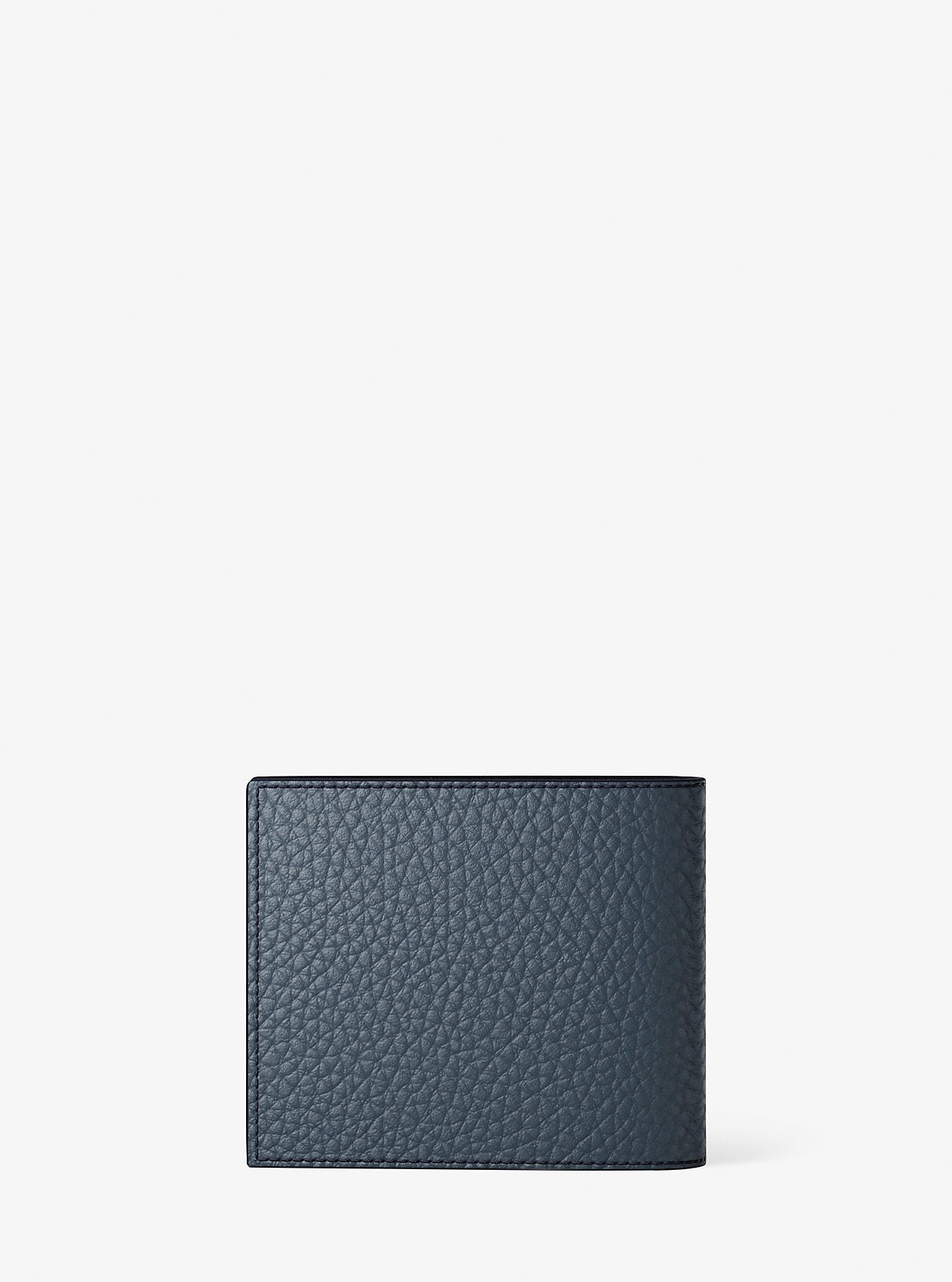 Pebbled Leather Billfold Wallet and Signature Logo Card Case Gift Set Admrl-Plblue Admrl-Plblue