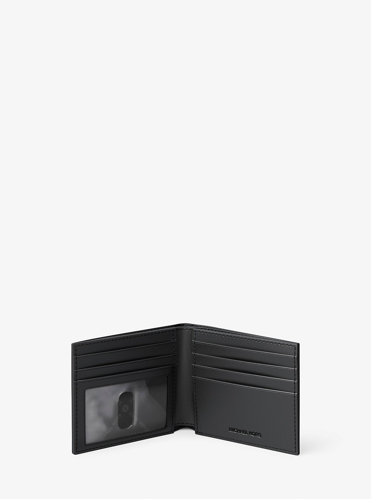 Cooper Embellished Signature Logo Billfold Wallet Black Black
