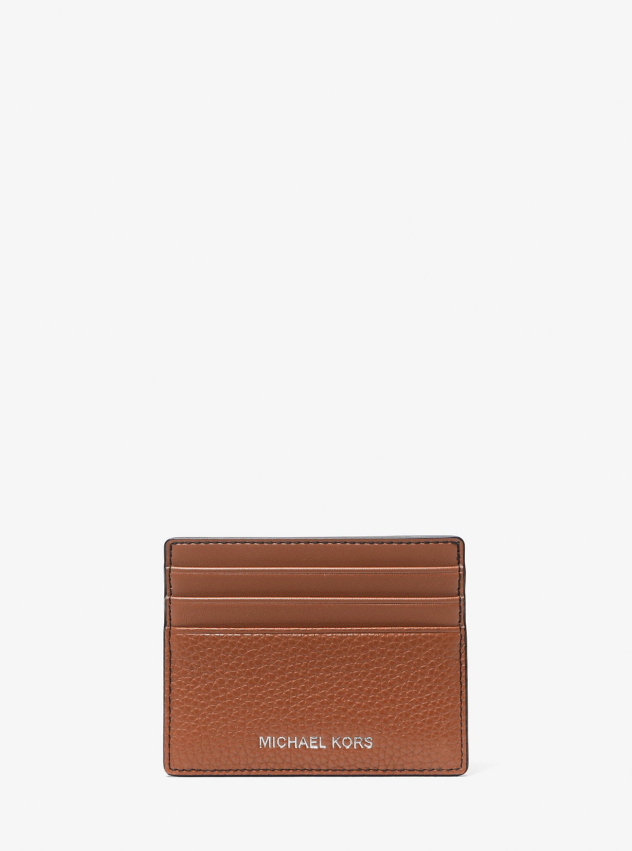 Cooper Pebbled Leather Tall Card Case Luggage Luggage