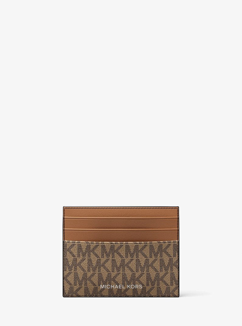 Cooper Signature Logo Card Case Camel Camel