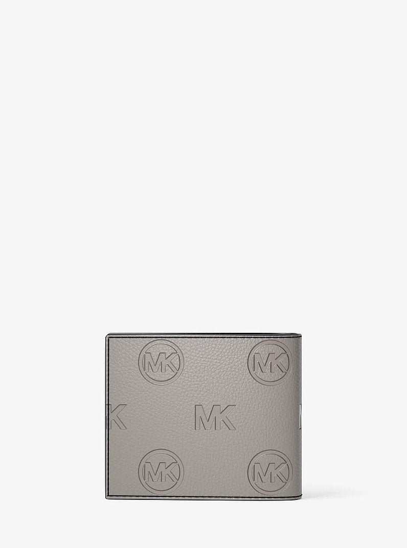 Cooper Logo Debossed Billfold Wallet With Passcase Pearl Grey Pearl Grey
