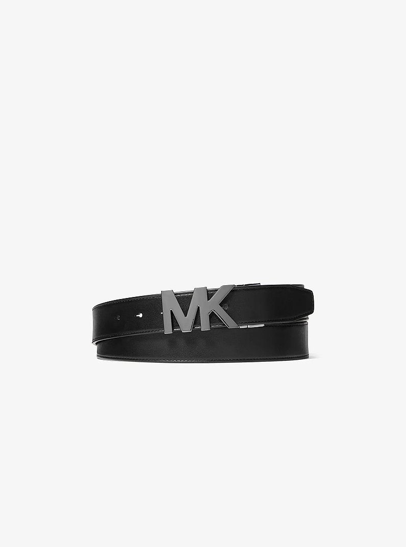 Signature Logo Tri-Fold Card Case and Belt Gift Set Admrl-Plblue Admrl-Plblue