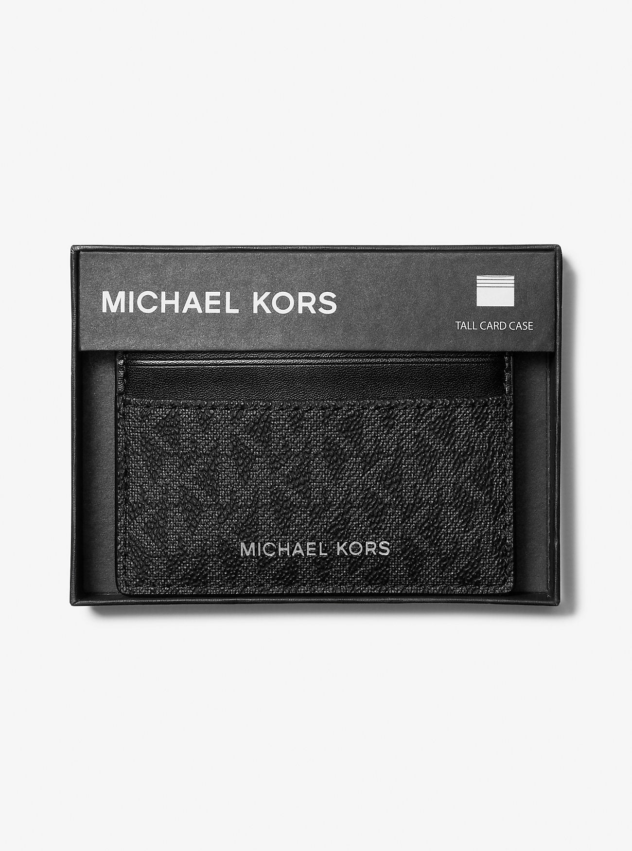 Cooper Signature Logo Card Case Black Black