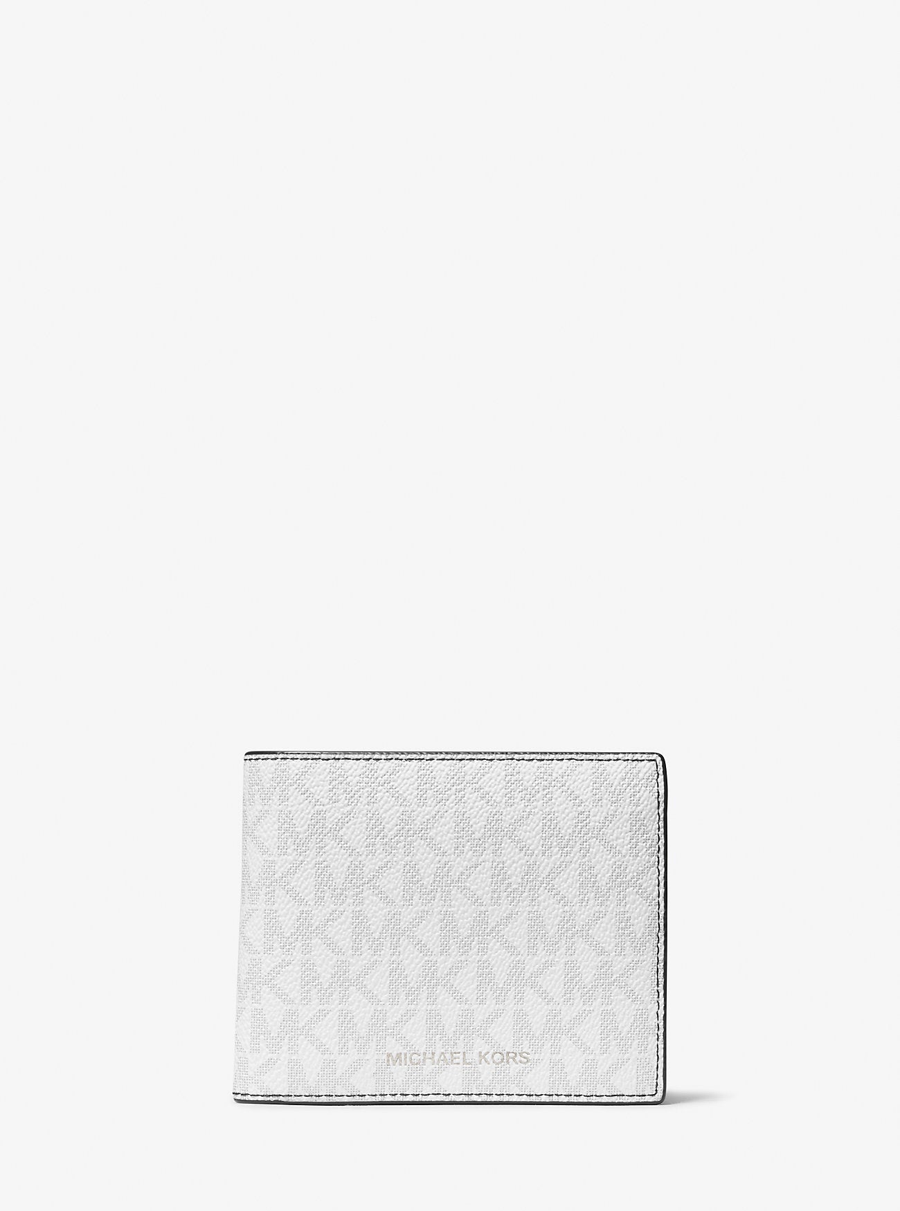 Cooper Logo Billfold Wallet With Coin Pouch Bright Wht Bright Wht