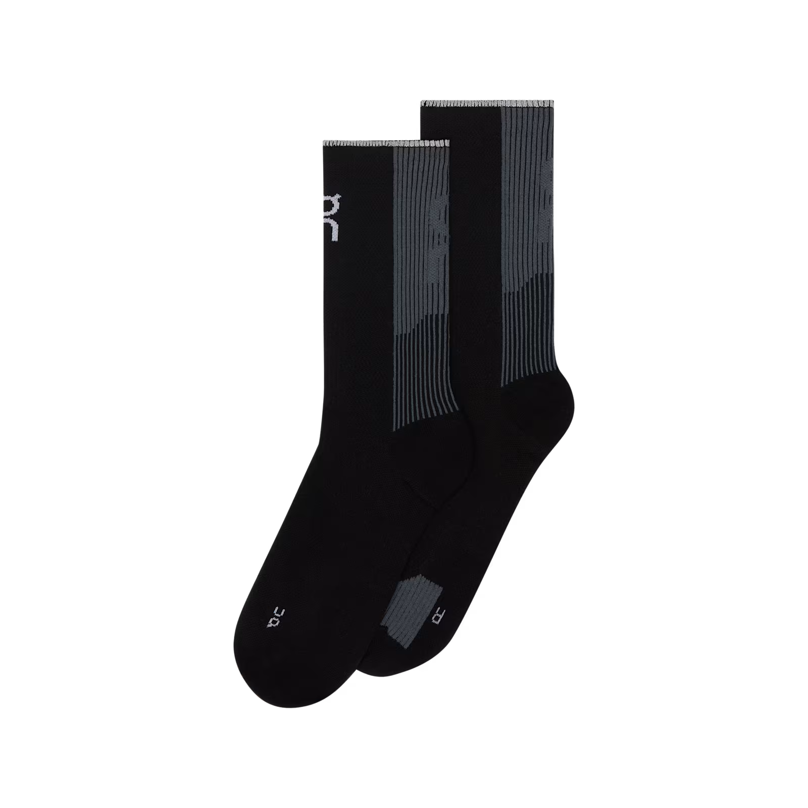 On Performance Run Sock High Black | Eclipse