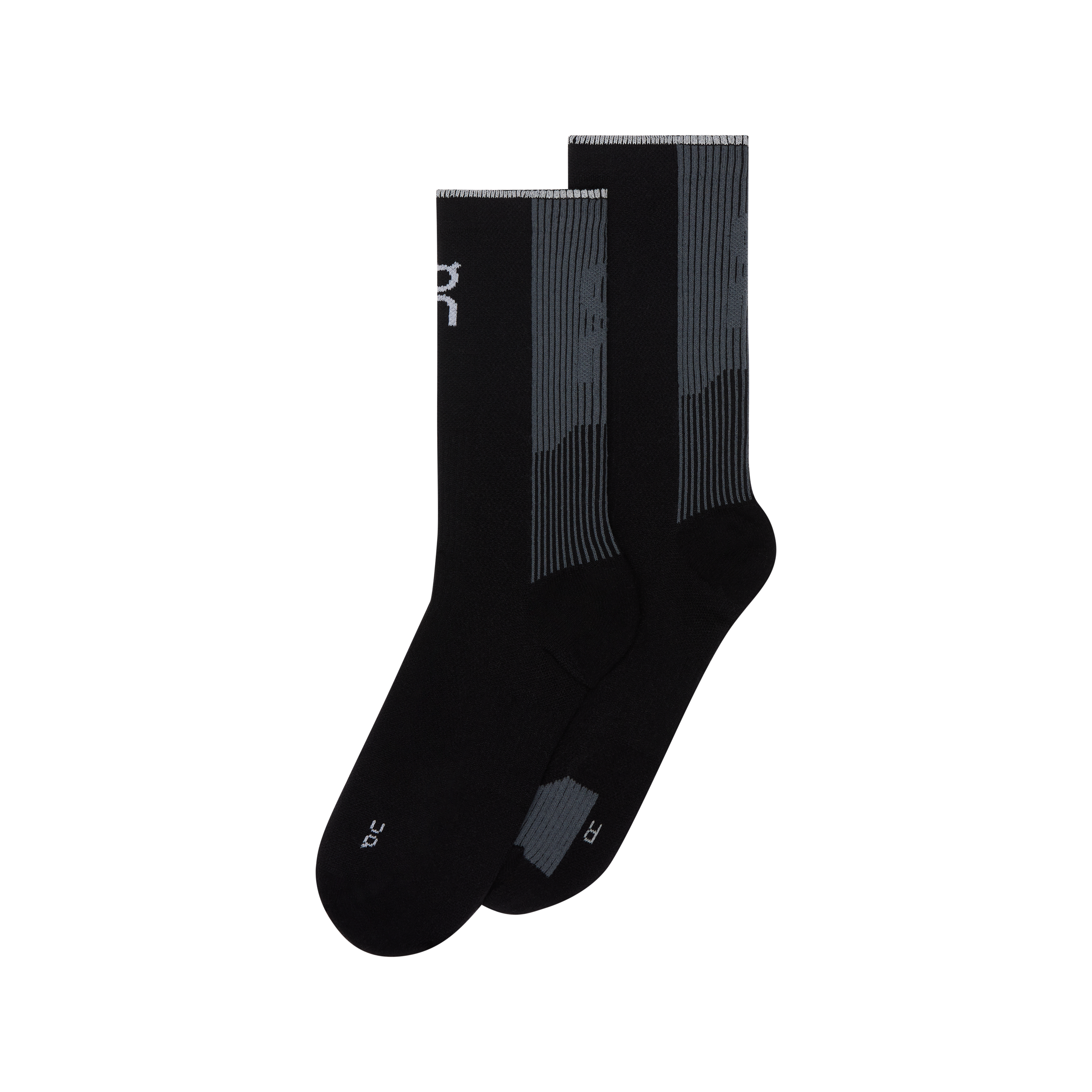 On Performance Run Sock High Black | Eclipse