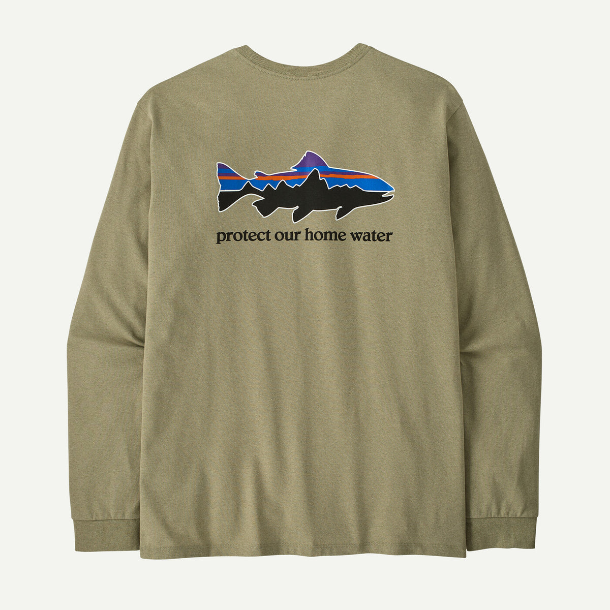 Patagonia M'S Long-Sleeved Home Water Trout Responsibili-Tee®