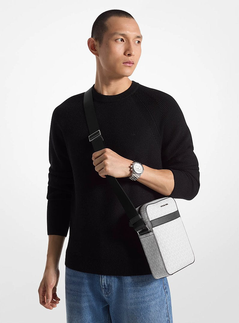 Cooper Signature Logo Flight Bag Bright Wht Bright Wht
