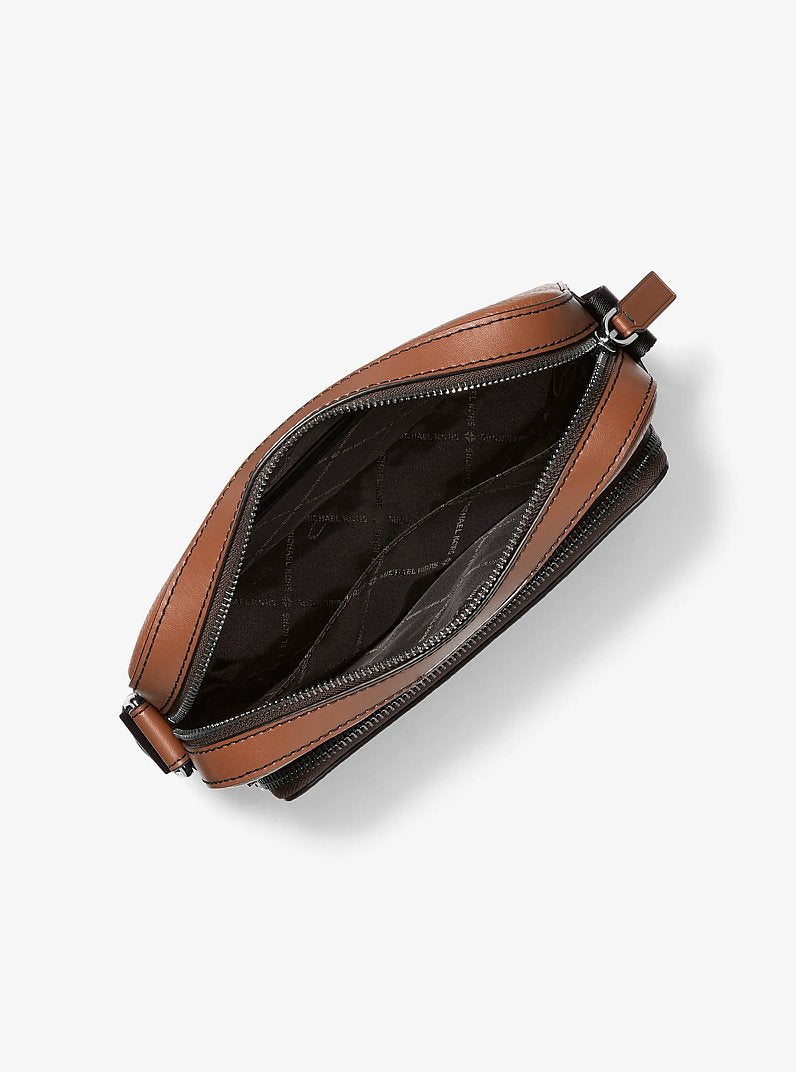 Cooper Pebbled Leather Utility Crossbody Bag Luggage Luggage