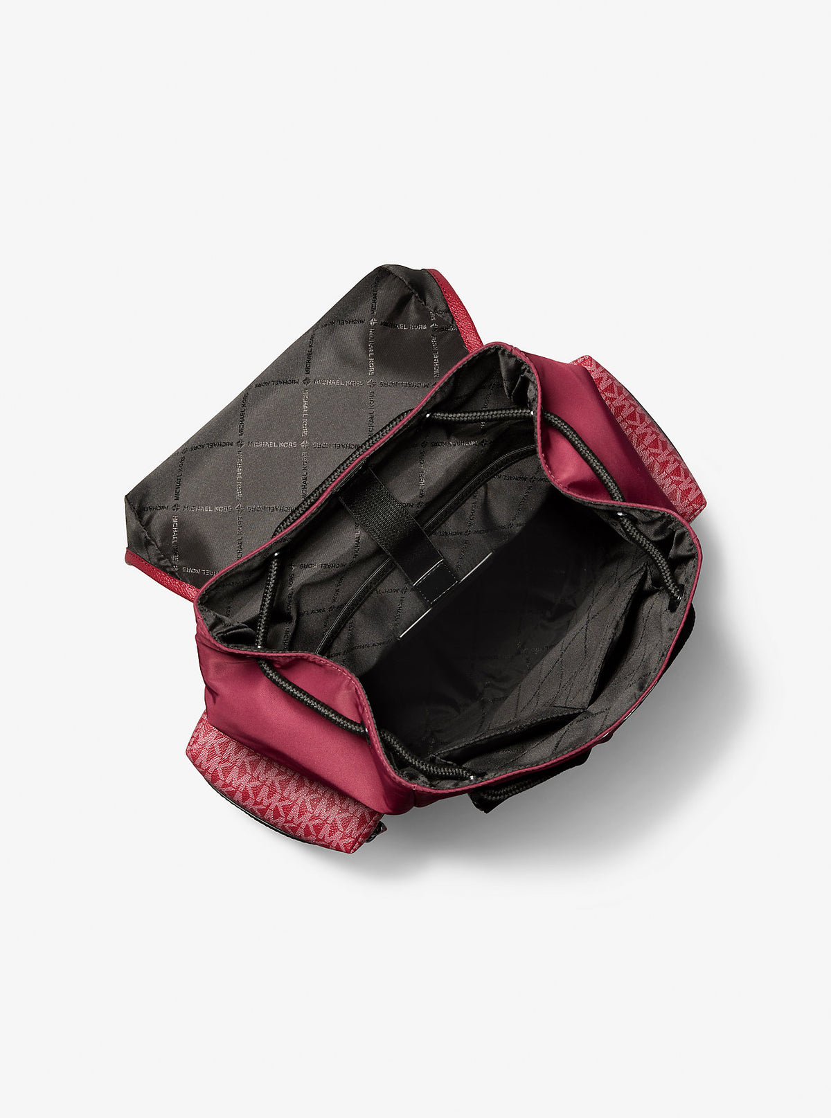 Cooper Signature Logo and Nylon Backpack Cherry Cherry