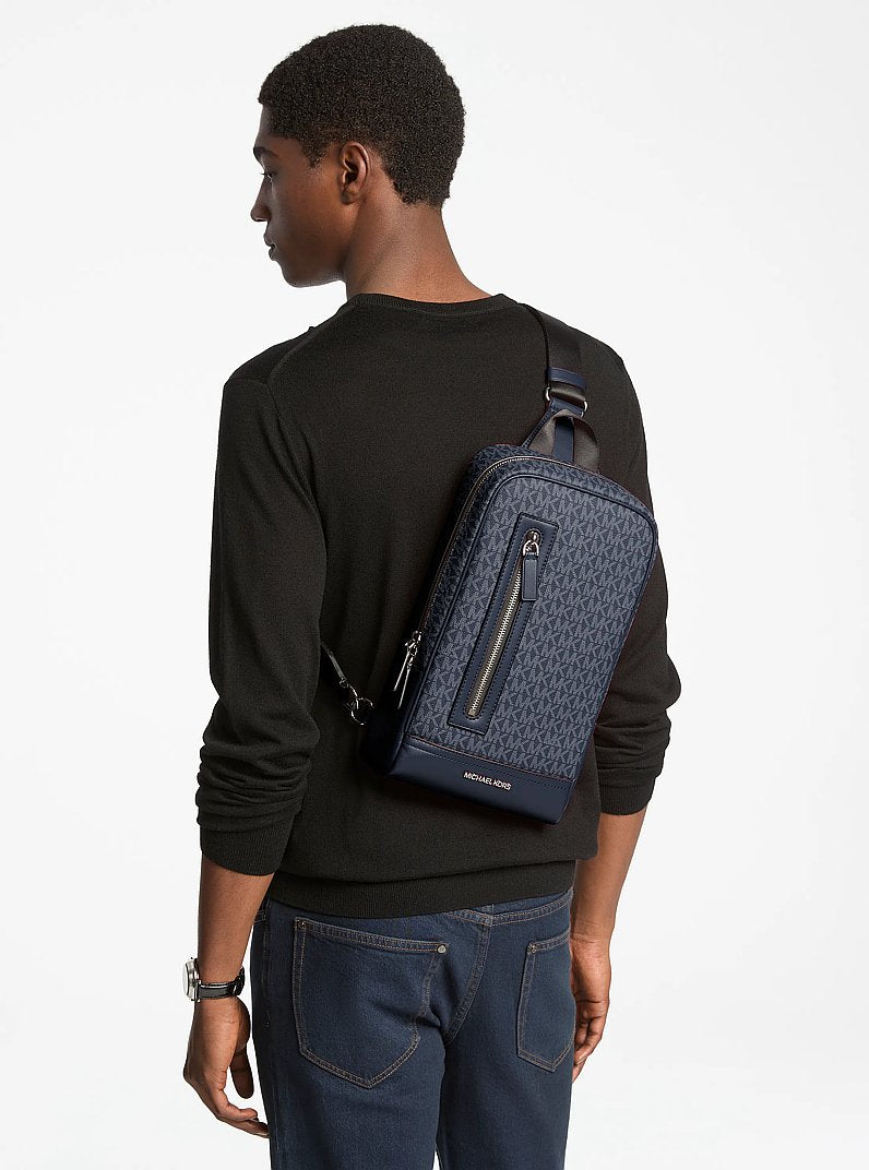 Cooper Signature Logo Sling Pack Admrl-Plblue Admrl-Plblue