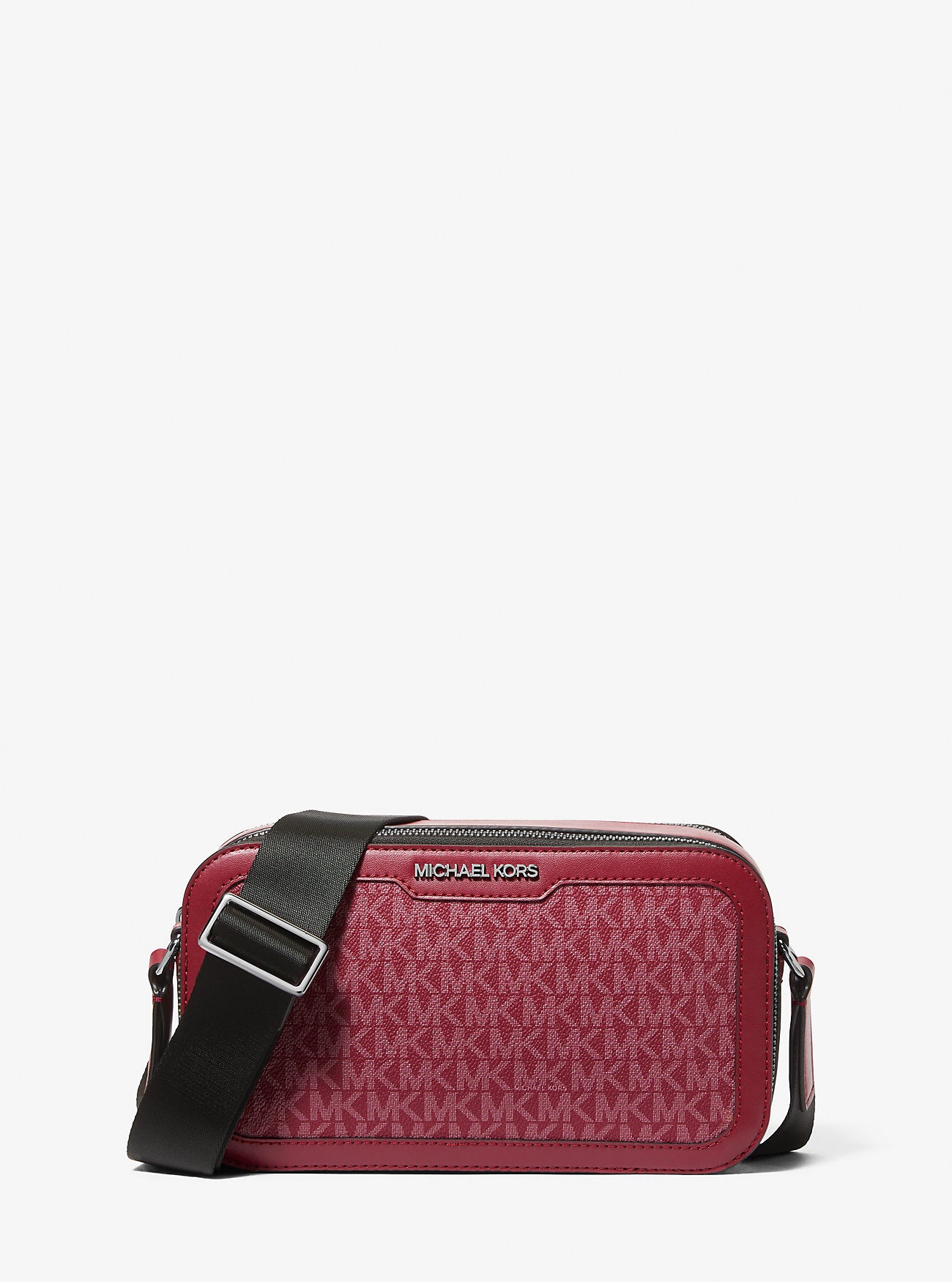 Cooper Signature Logo Crossbody Bag Cherry Cherry