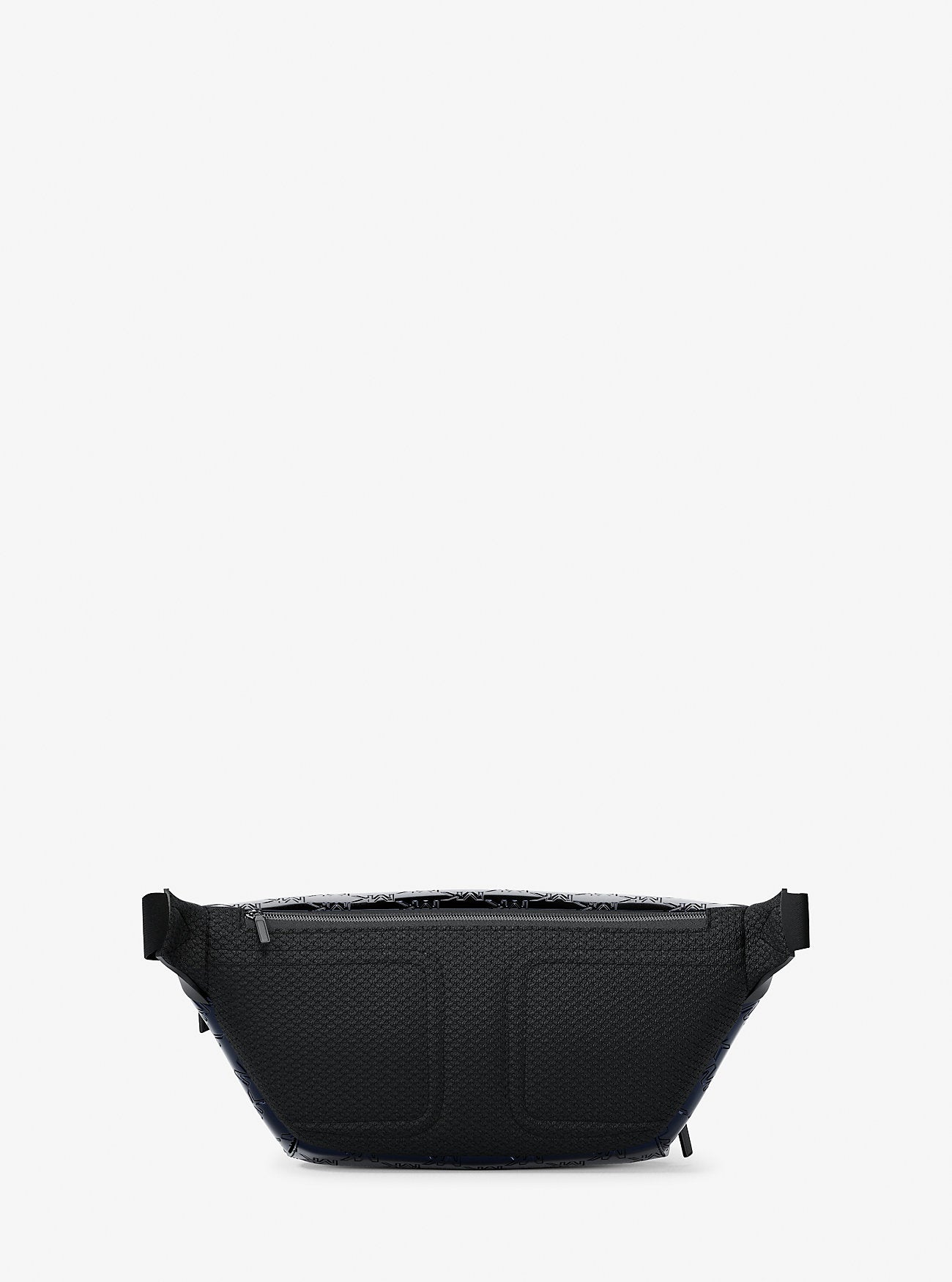 Cooper Medium Metallic Logo Debossed Utility Sling Pack Navy Navy