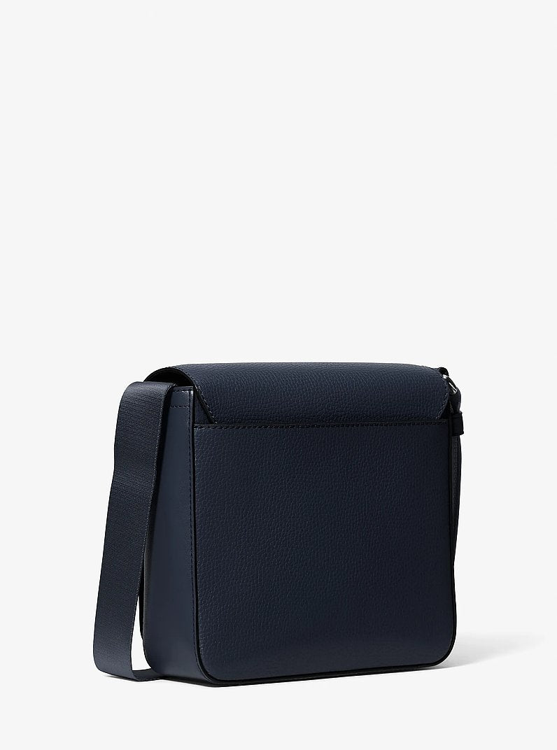 Cooper Pebbled Leather Crossbody Bag Navy Navy