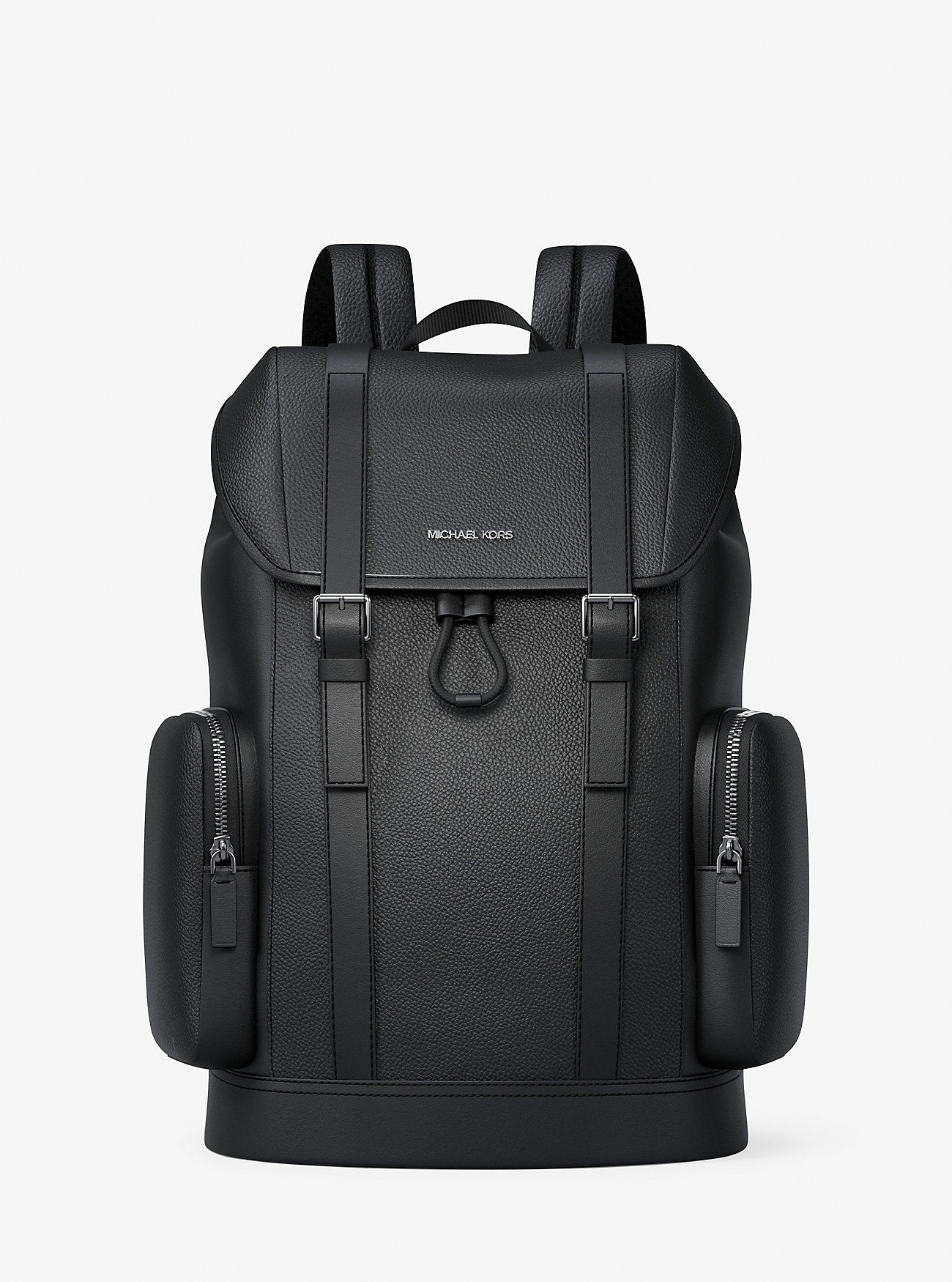 Cooper Pebbled Leather Backpack Black Black
