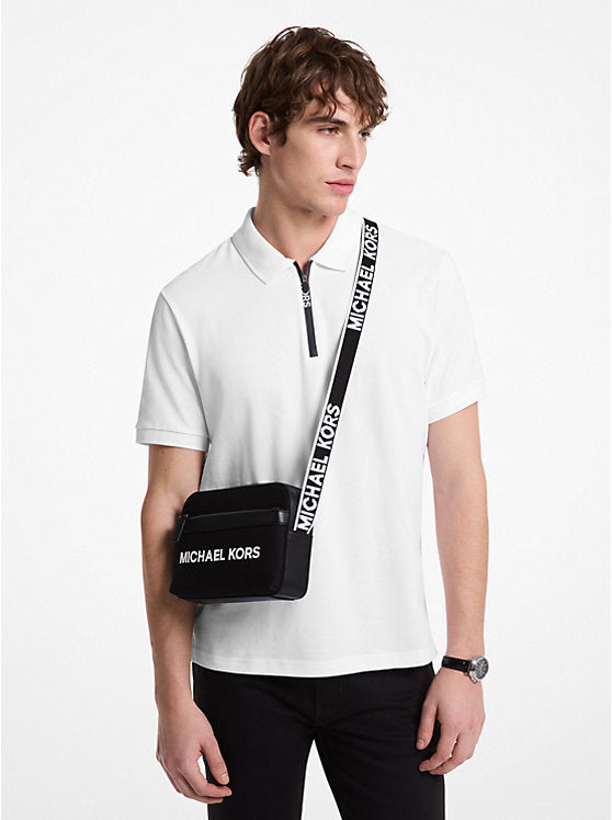 Cooper Canvas Crossbody Bag Black