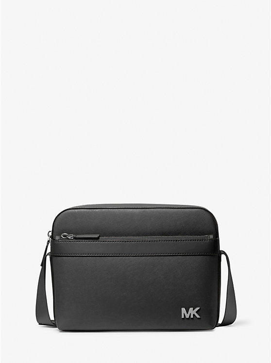 Micheal Kors Cooper Saffiano Leather Utility Crossbody Bag Black