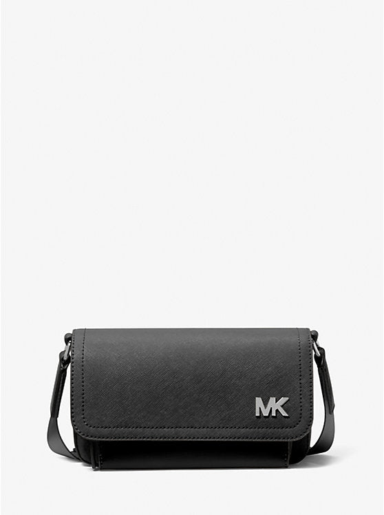 Micheal Kors Cooper Saffiano Leather Crossbody Bag Black