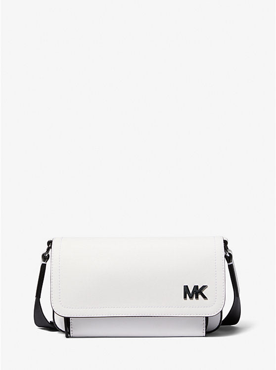 Micheal Kors Cooper Saffiano Leather Crossbody Bag Bright Wht
