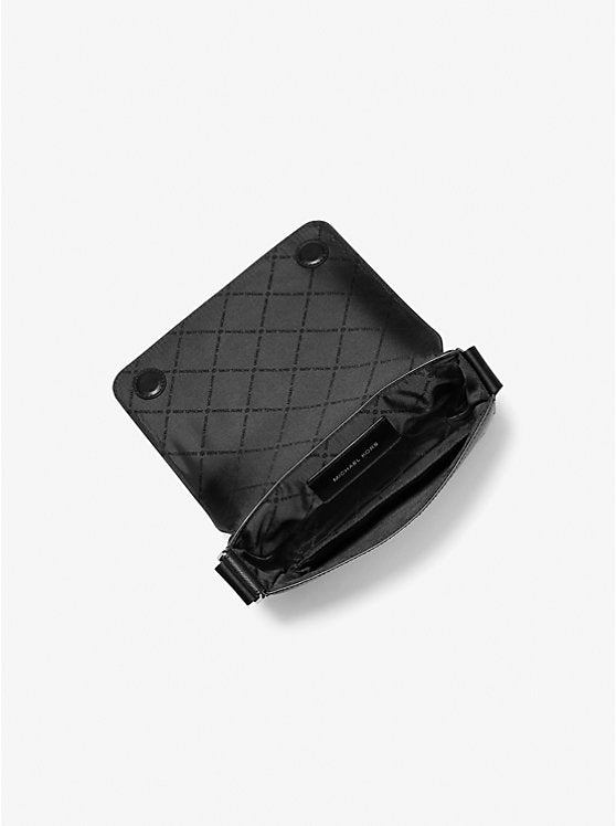 Cooper Color-Block Signature Logo Crossbody Bag with Pouch Bright Wht