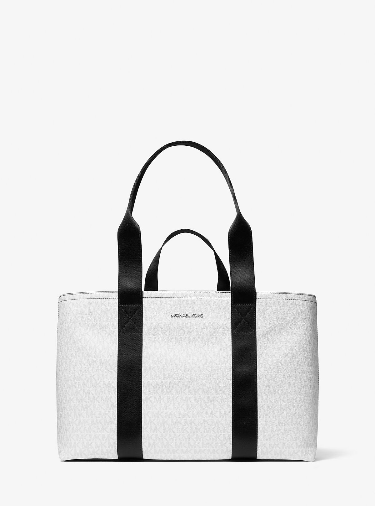 Cooper Signature Logo Tote Bag Bright Wht Bright Wht
