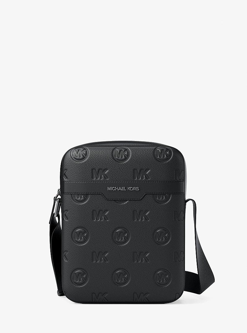 Cooper Logo Debossed Flight Bag Black Black