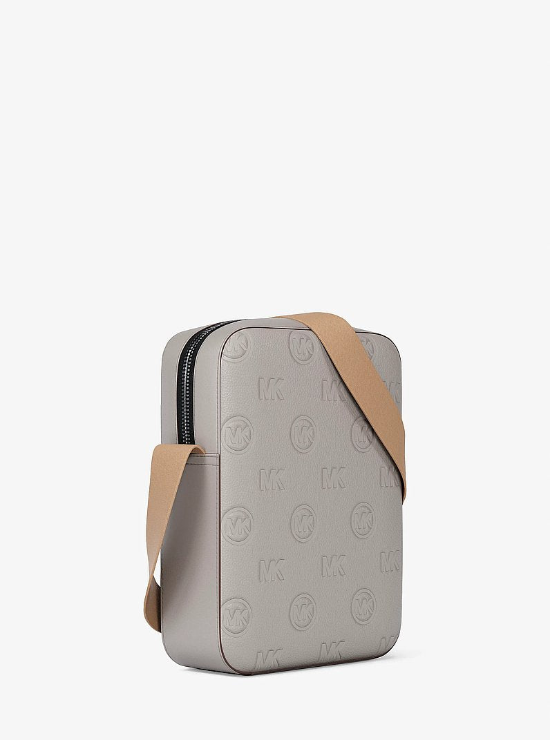 Cooper Logo Debossed Flight Bag Pearl Grey Pearl Grey