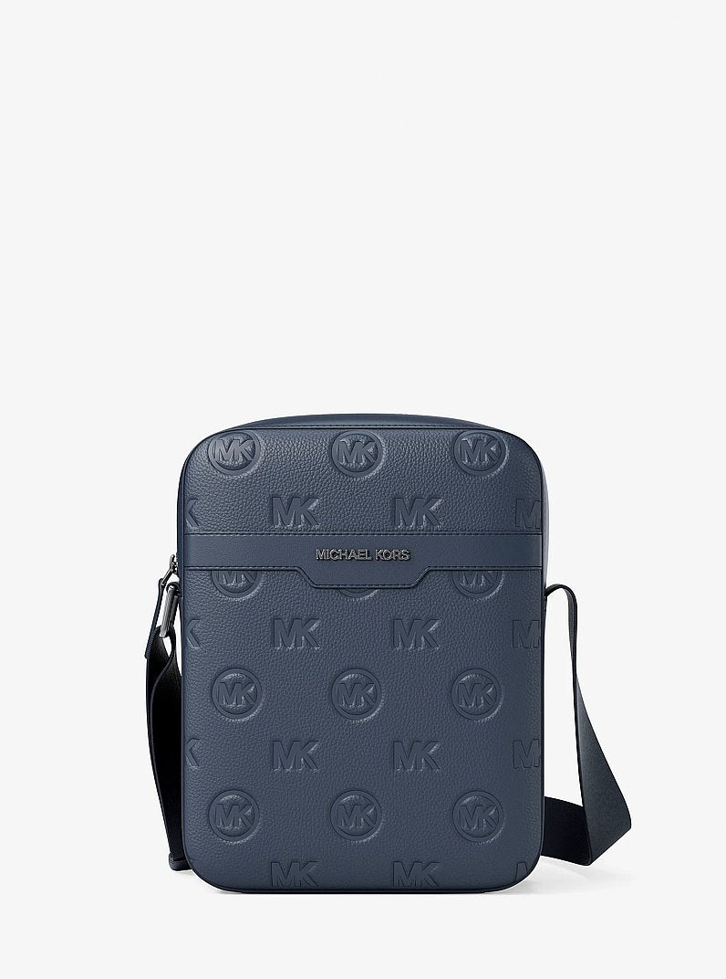 Cooper Logo Debossed Flight Bag Navy Navy