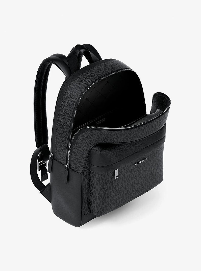 Pacey Medium Signature Logo Backpack Black Black