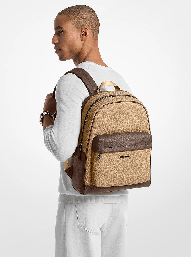 Pacey Medium Signature Logo Backpack Camel Camel
