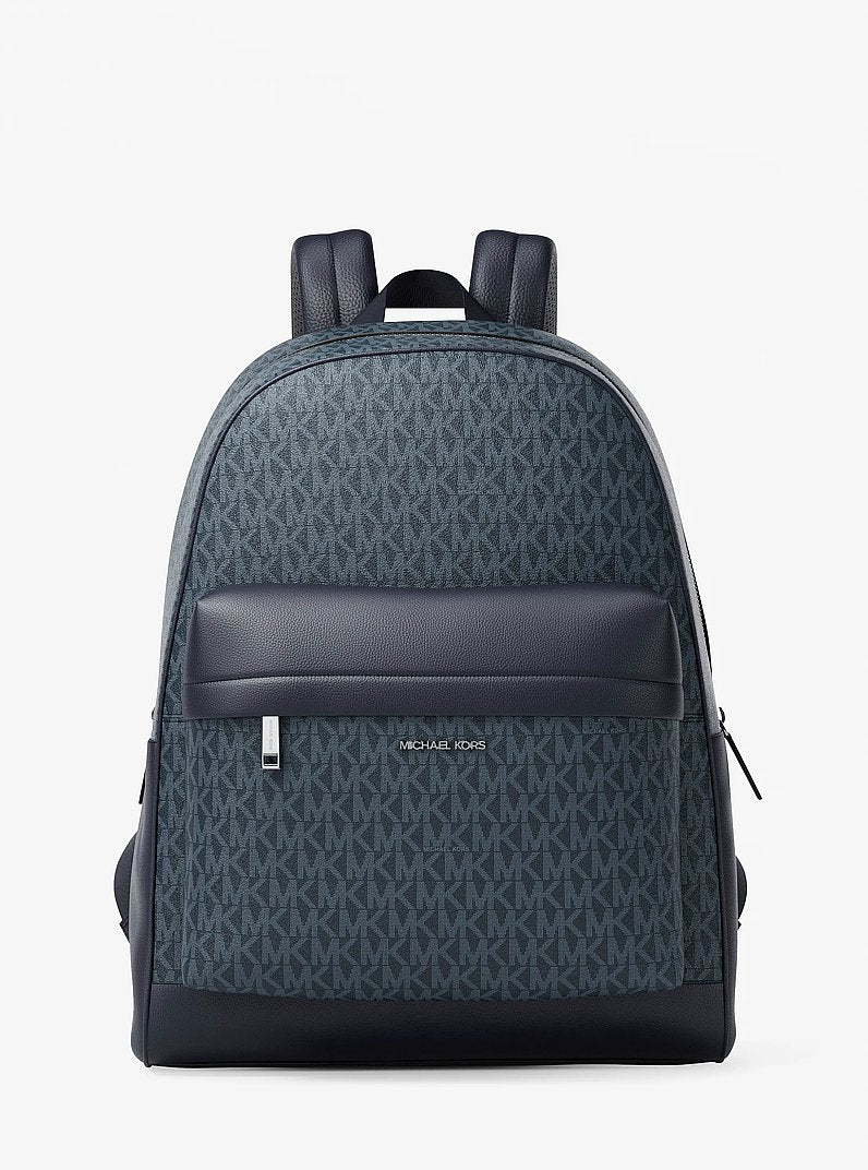 Pacey Medium Signature Logo Backpack Admrl-Plblue Admrl-Plblue
