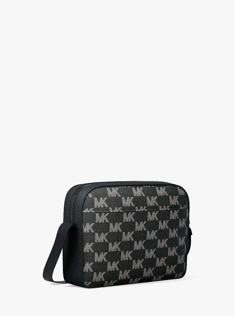 Cooper Logo Jacquard Denim Flight Bag Black Wash Black Wash