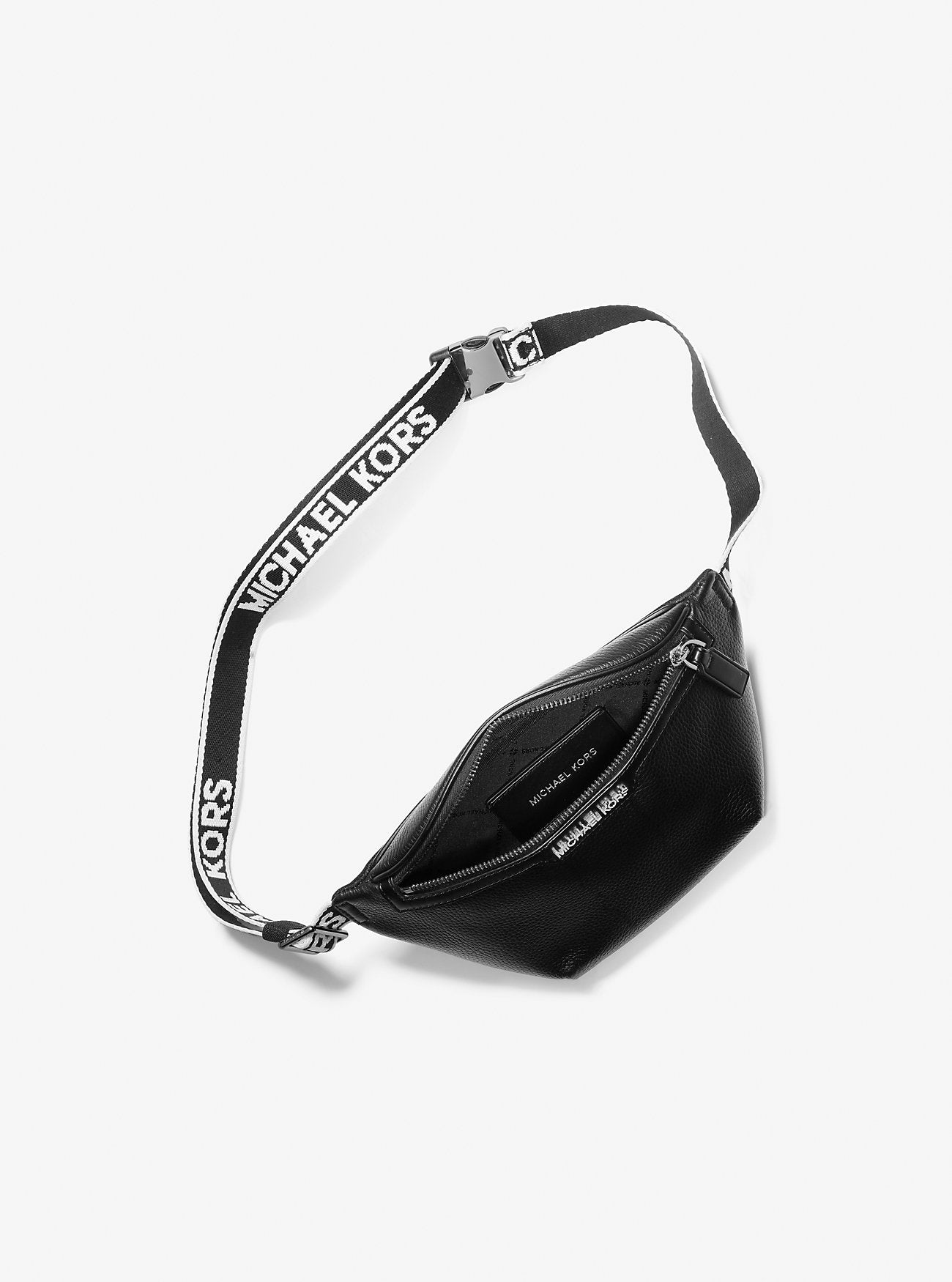 Cooper Small Leather Sling Pack Black Black