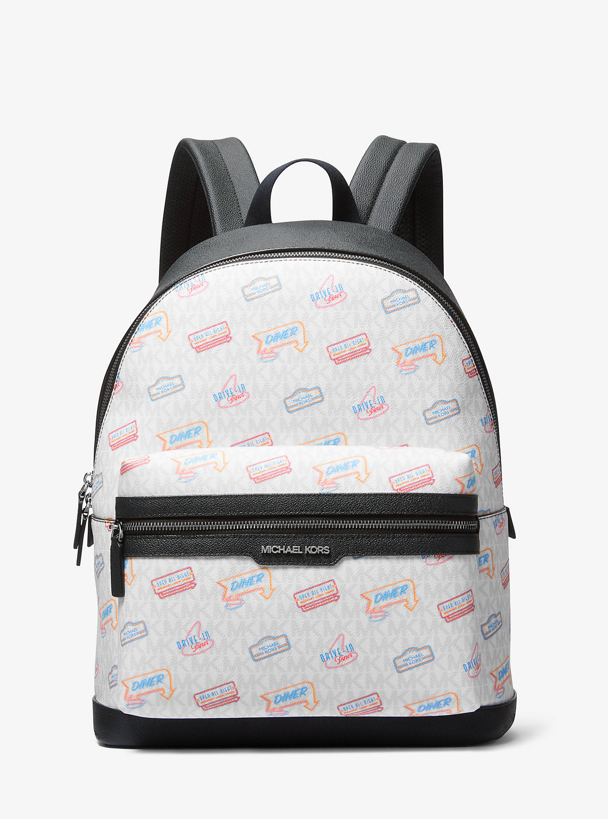 Cooper Embellished Signature Logo Dome Backpack Optic White Optic White