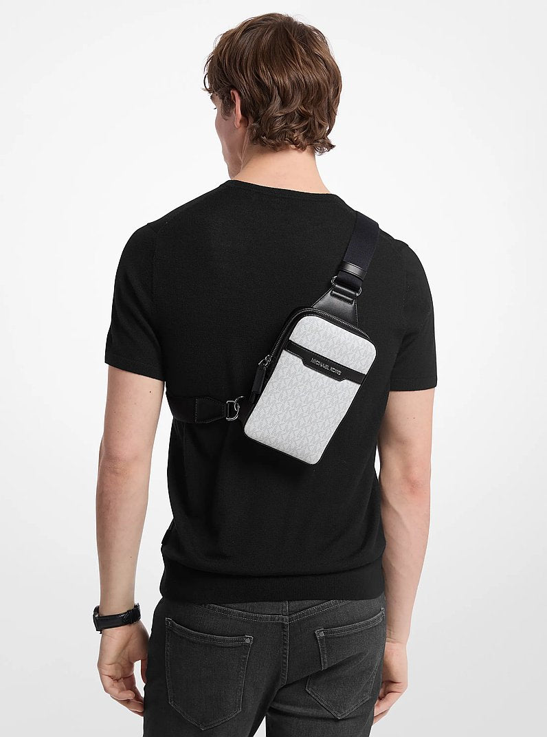 Cooper Medium Signature Logo Sling Pack Bright Wht Bright Wht