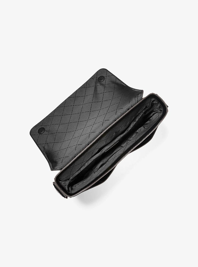 Pacey Embellished Signature Logo Messenger Bag Black Combo Black Combo