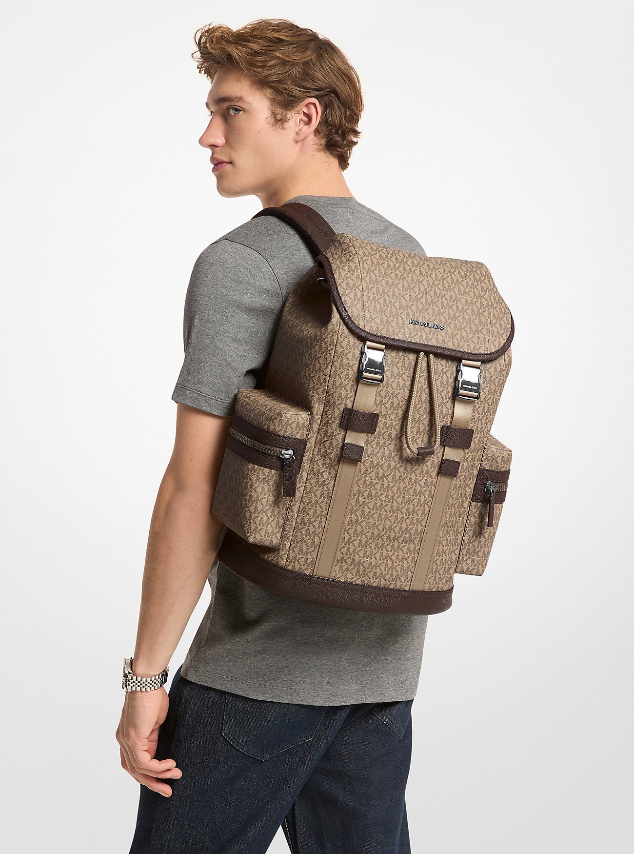 Cooper Logo Backpack Camel Camel