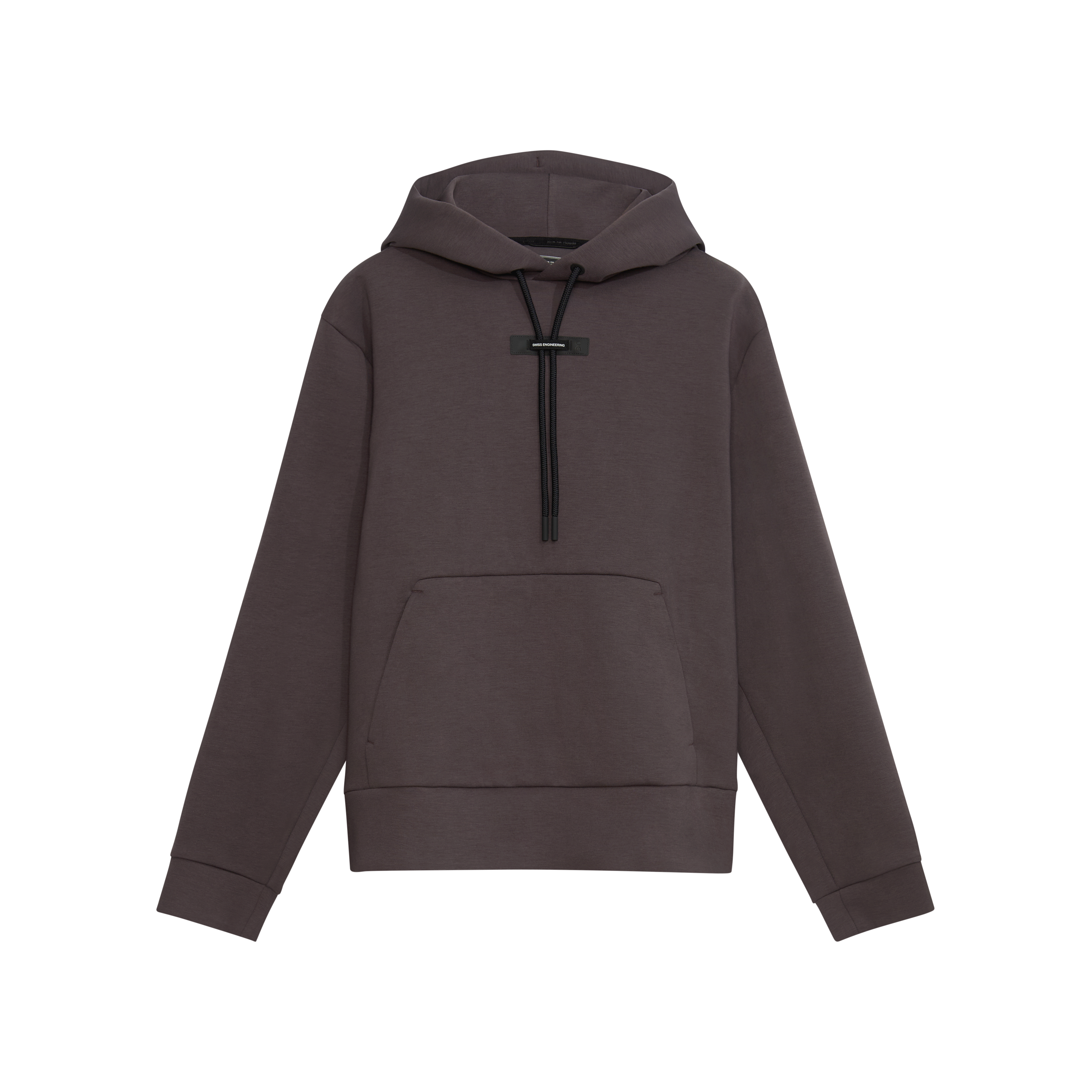 On Focus Tech Hoodie Pebble