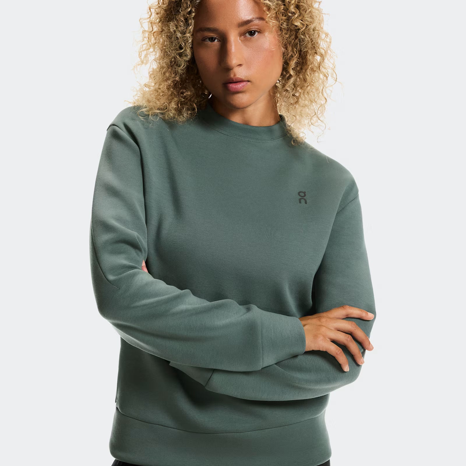On Focus Tech Crew Olive (Women'S)