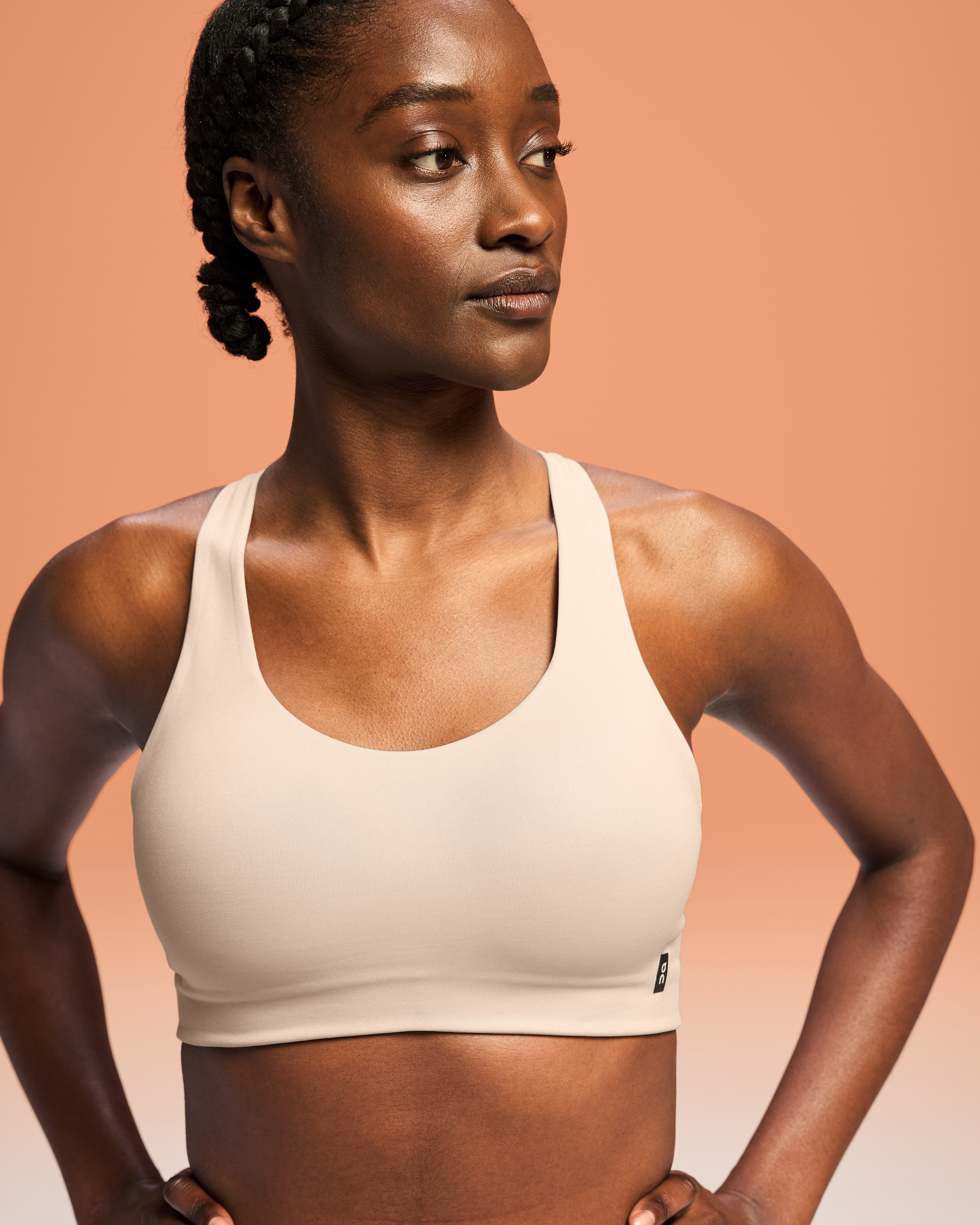 On Active Bra Sand | Cinder (Women'S)