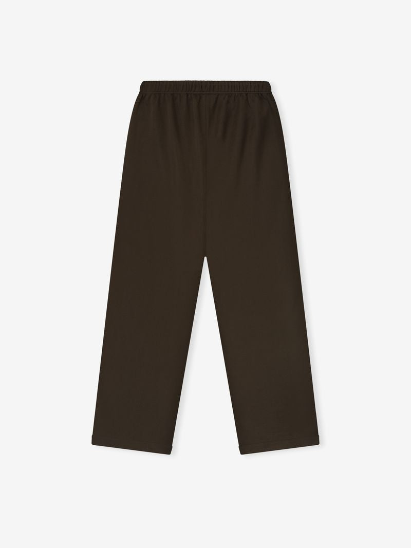 Essentials Satin Fleece Lounge Sweatpant Brown
