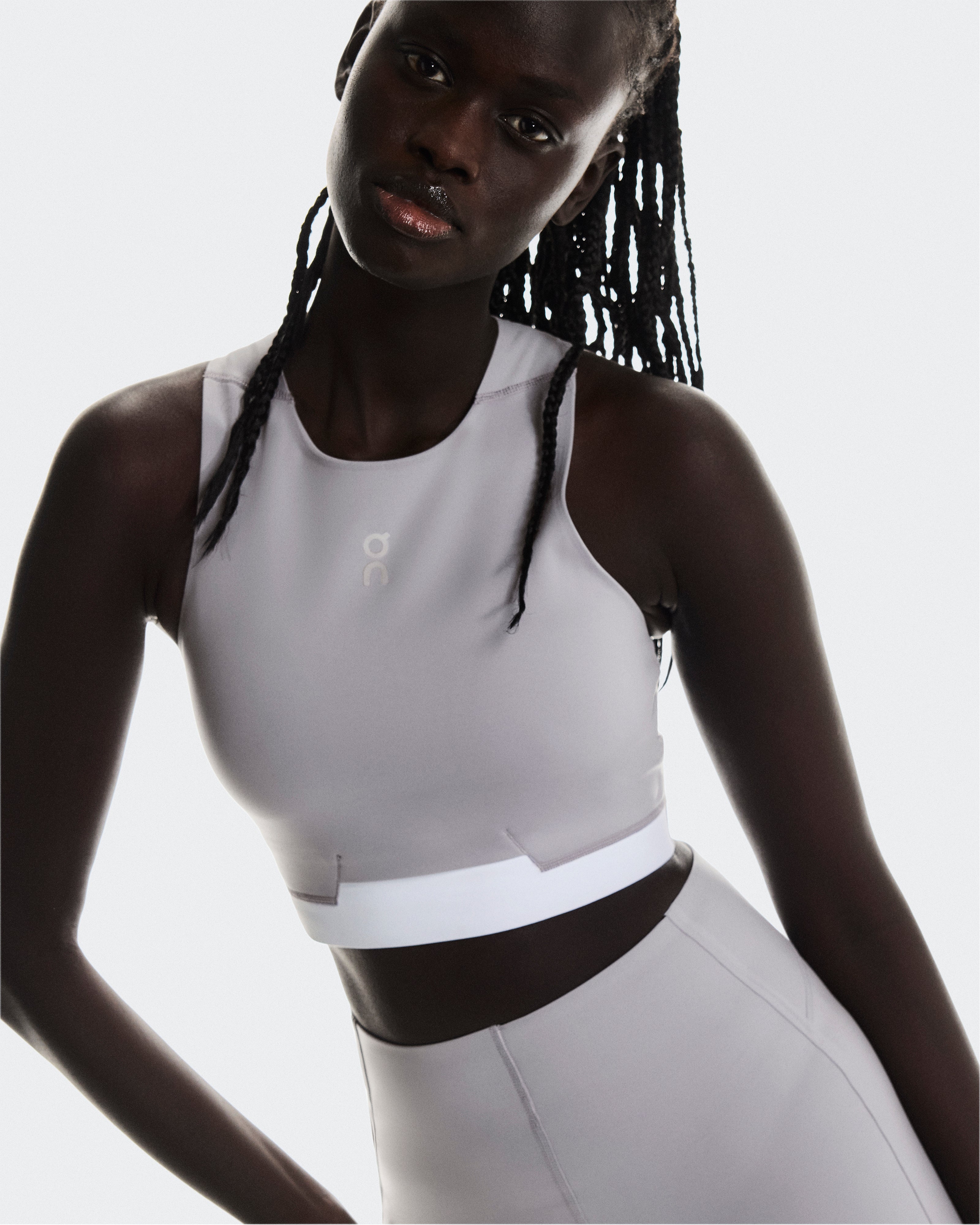 On Train 2-In-1 Crop Lilac (Women'S)