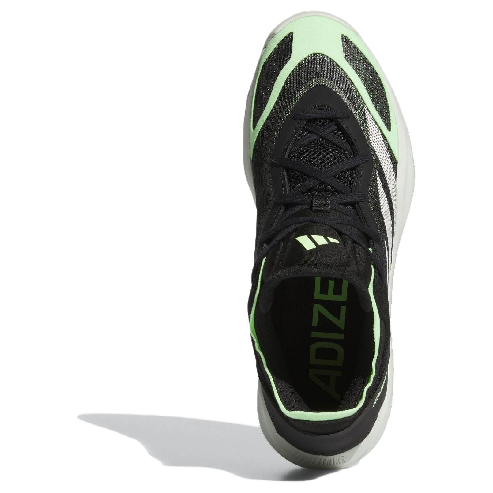 adidas Adizero Select 2.0 Low Core Black Cloud White Green Spark