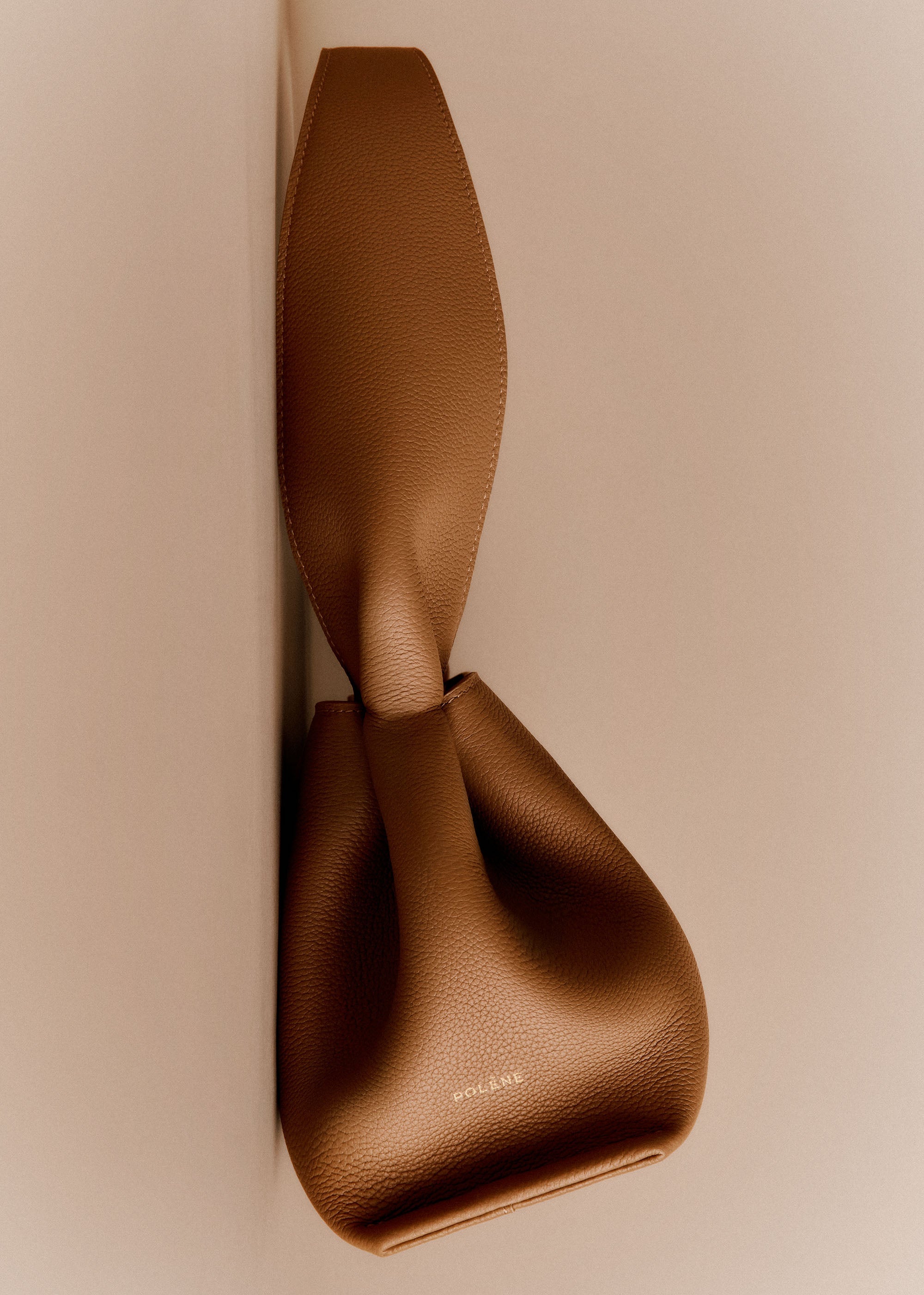 Polene Numero Neuf East West Textured Camel