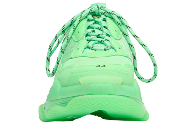 Balenciaga Triple S Soft Neon Green Clear Sole