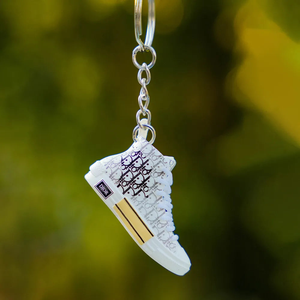 3D Sneaker keychain Dior B23 White
